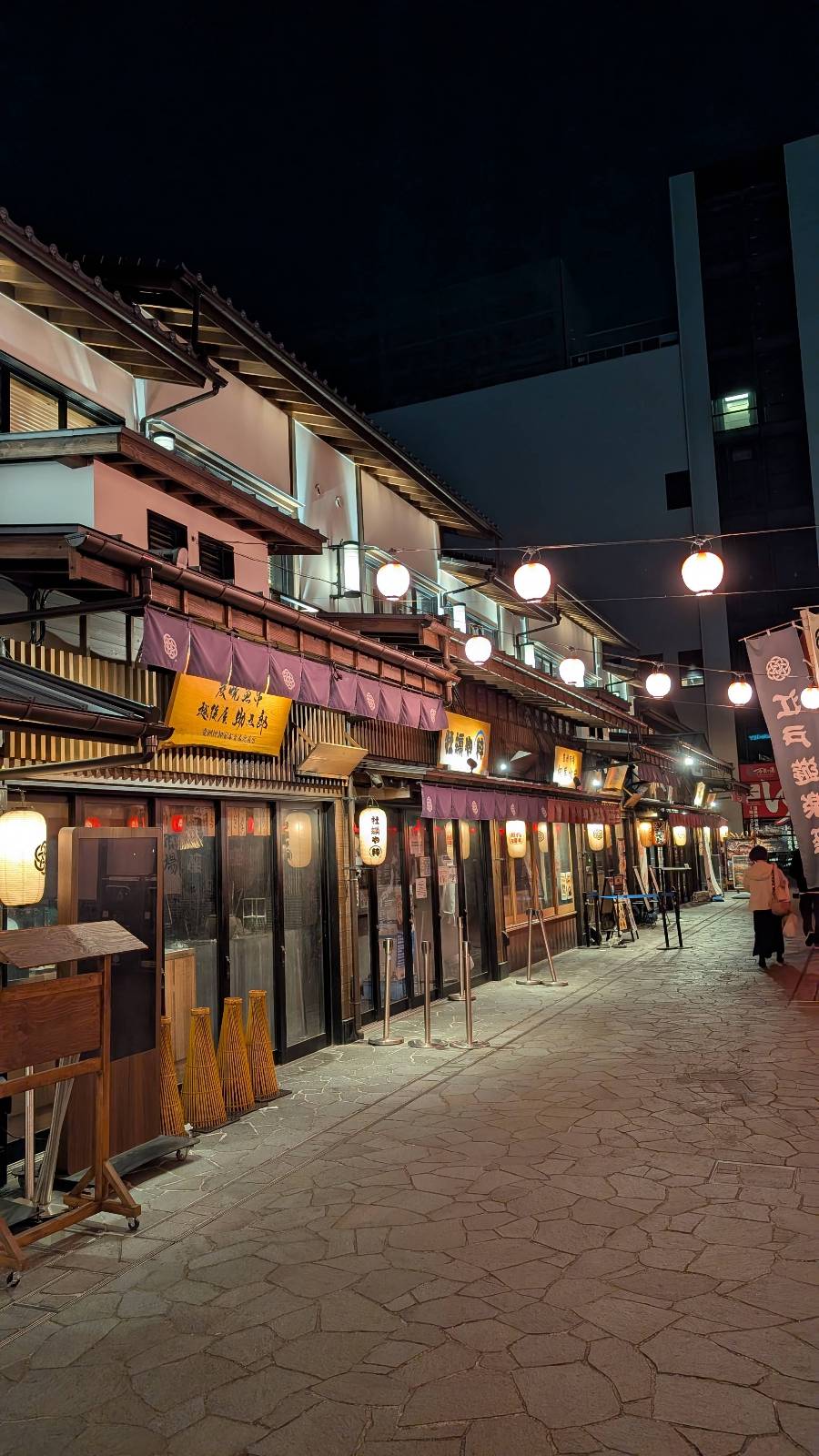 夜の街並み