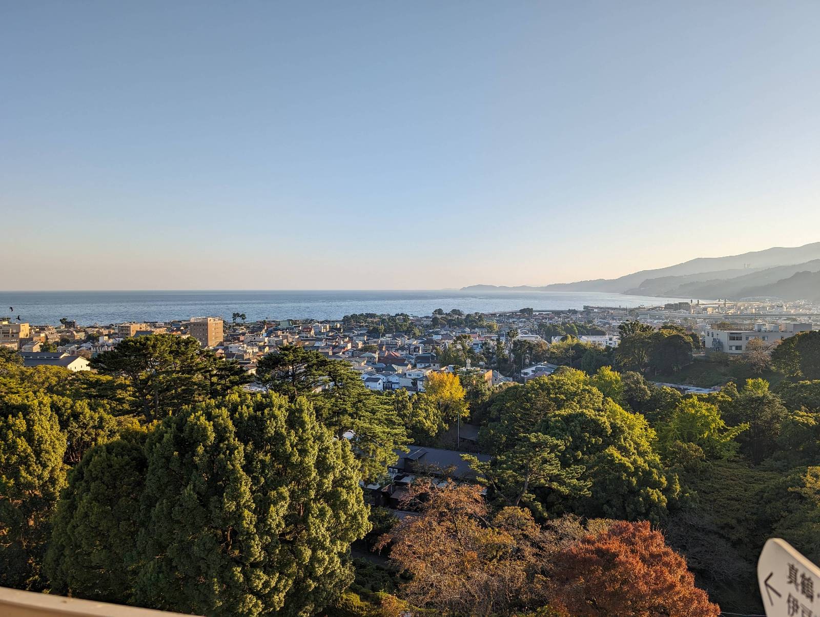 天守閣からの景色